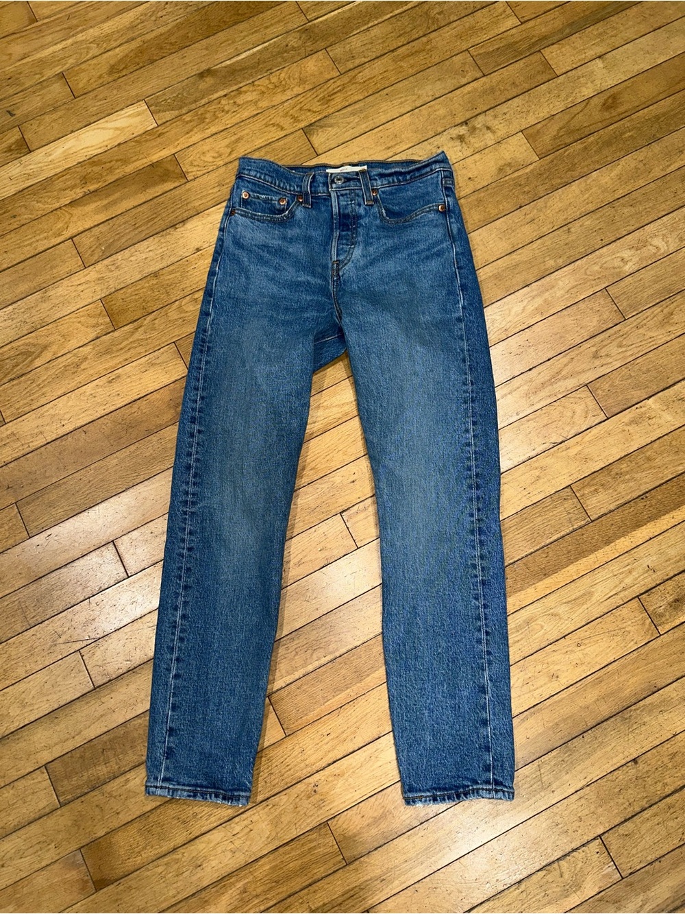 Woman’s Levi’s Wedgie jeans denim bottoms